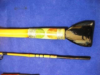 Amazon.co.jp: 旧 24 から 引き商品 横浜和竿 キス竿 本漆総竹塗/1．8